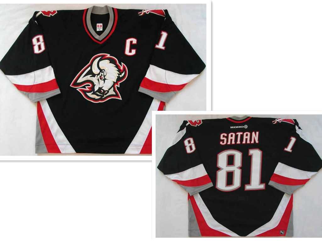 Men's Buffalo Sabres #81 Miroslav Satan road black NHL Jersey,We sell and wholesale Men's Buffalo Sabres #81 Miroslav Satan road black NHL Jersey on line form chian!